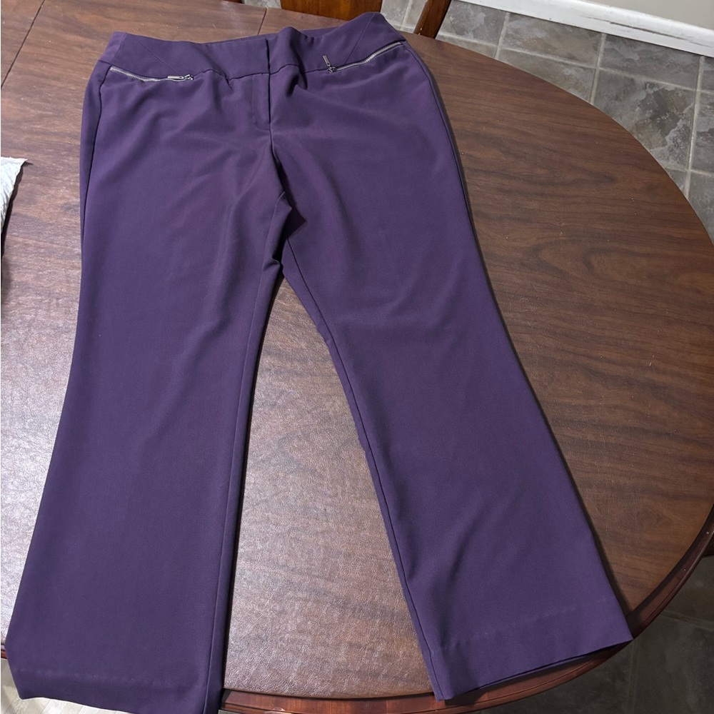 Worthington Women's Plum Modern Fit Dress Pants
